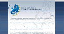 Desktop Screenshot of cegs.eu